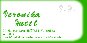 veronika huttl business card